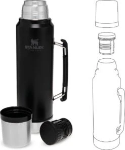 Stanley The Legendary Classic Bottle 1,00L - Thermosfles - Matte Black 24 Stanley The Legendary Classic Bottle 1,00L - Thermosfles - Matte Black -Barbecue Benodigdheden 1000x1200