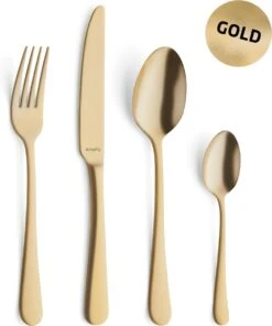 Amefa Vintage Bestekset - 24 Delig- 6 Persoons - Goud -Barbecue Benodigdheden 1001x1200 8