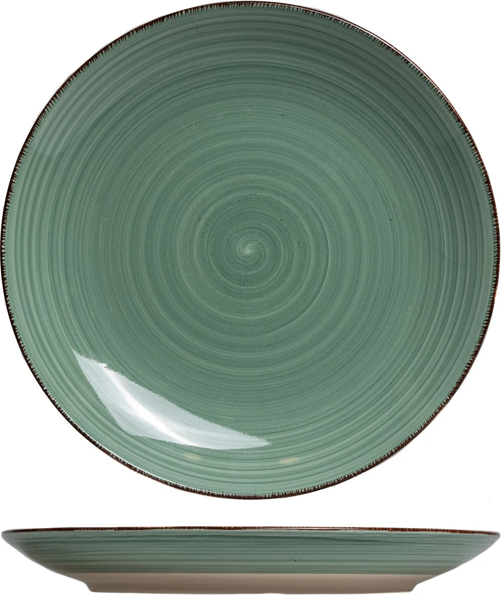 Studio Tavola Dinerborden Summer Green ø 26.5 Cm - 6 Stuks 2 Studio Tavola Dinerborden Summer Green ø 26.5 Cm - 6 Stuks - Afbeelding 2