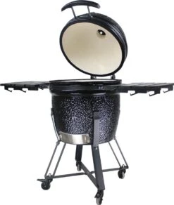Boets Grill Kamado Grill 21 Inch - 21" - BG21 - Keramisch - Kookoppervlak Ø 44 - Glanzend Zwart -Barbecue Benodigdheden 1016x1200 1