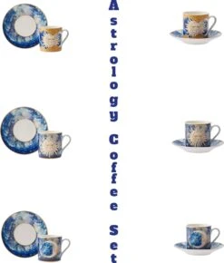 Karaca - Astrologisch Coffee Cup Set Voor 6 - Romantische Koffieliefhebbers - Espresso Mokken Set - Espresso Mok - Turkse Koffie - Valentijn Cadeau - Gift Box 14 Karaca - Astrologisch Coffee Cup Set Voor 6 - Romantische Koffieliefhebbers - Espresso Mokken Set - Espresso Mok - Turkse Koffie - Valentijn Cadeau - Gift Box -Barbecue Benodigdheden 1022x1200