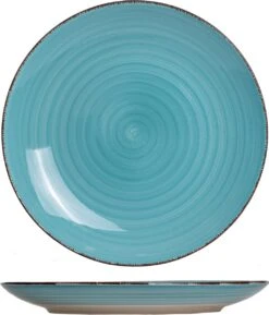 Studio Tavola Dinerborden Ocean Blue ø 26.5 Cm - 6 Stuks -Barbecue Benodigdheden 1024x1200 5