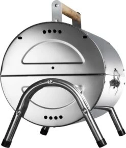 BBQ Collection Houtskoolbarbecue - Cilinder - Chroom -Barbecue Benodigdheden 1024x1200 6
