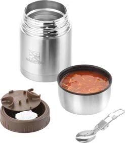 MacGyver Voedselcontainer 600ML - Thermoskan Rvs - Onbreekbaar - 16cm -Barbecue Benodigdheden 1048x1200