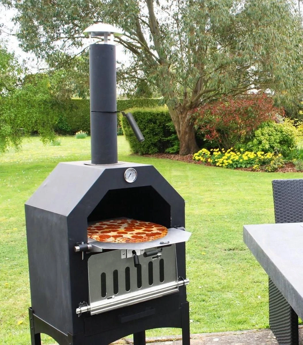 Merkloos MaxxGarden Pizza Oven - Smoker Barbecue Houtskool 45 X 65 X 158cm 20 Merkloos MaxxGarden Pizza Oven - Smoker Barbecue Houtskool 45 X 65 X 158cm - Afbeelding 20