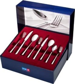 Sola Bestekset Montreux - Modern - 12 Persoons - 100 Delig - Zilverwit Edelstaal 18/10 - RVS - Zilver -Barbecue Benodigdheden 1068x1200 4