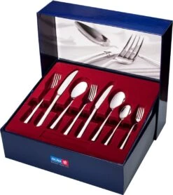 Sola Bestekset Luxor - Modern - 8 Persoons - 70 Delig - Zilverwit Edelstaal 18/10 - RVS - Zilver -Barbecue Benodigdheden 1068x1200 6