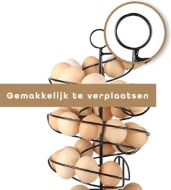 Eiermand – Eierrek – Eierhouder – Eieren – Zwart - Pasen - Tot 40 Eieren - 360° - BAULK® -Barbecue Benodigdheden 1077x1200 3