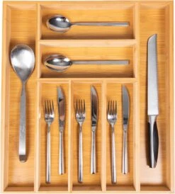 Bamboe Bestekbak Van Coninx 41x47cm | Besteklade | Bestekhouder | Opbergbak | Duurzaam | Voor Laden Van 47cm Diep -Barbecue Benodigdheden 1081x1200 7