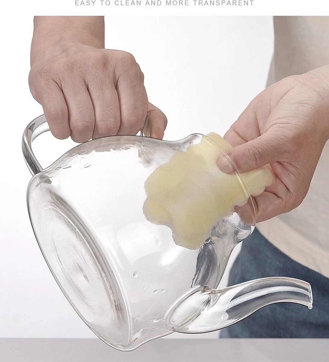 SensaHome - Infuser Theekan/Theepot - Transparant - Glas 16 SensaHome - Infuser Theekan/Theepot - Transparant - Glas - Afbeelding 16