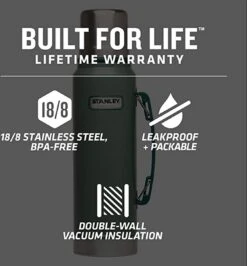 Stanley The Legendary Classic Bottle 1,00L - Thermosfles - Matte Black 30 Stanley The Legendary Classic Bottle 1,00L - Thermosfles - Matte Black -Barbecue Benodigdheden 1113x1200 4