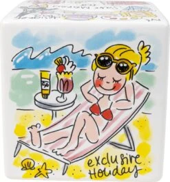 Blond Amsterdam, Even Bijkletsen: Spaarpot Vierkant -Barbecue Benodigdheden 1117x1200