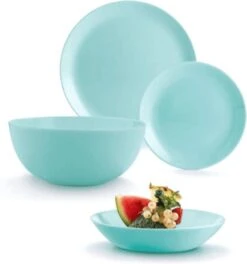 Luminarc Diwali Serviesset - 19-delig - 6 Persoons - Turquoise -Barbecue Benodigdheden 1123x1200 5