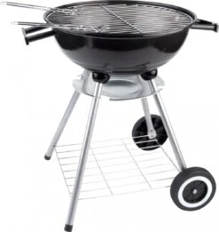 BBQ Collection Houtskoolbarbecue - Kogelbarbecue 45 X 60 Centimeter - Ronde Barbecue - Barbecue Op Wielen - Zwart - Metaal -Barbecue Benodigdheden 1135x1200