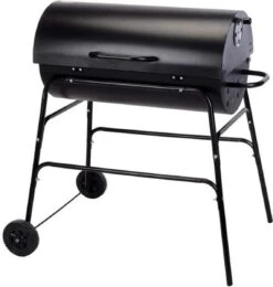 BBQ XL Houtskoolbarbecue - Cilindervorm - Grilloppervlak (LxB) 71 X 35 Cm - Zwart -Barbecue Benodigdheden 1141x1200 1