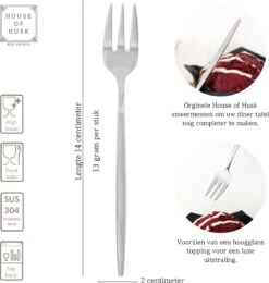 House Of Husk® Zilveren Gebaksvorkjes - Dessertvorken - Taartvorkjes - Cocktailvorken - Klein Vorkjes - 12 Stuks - RVS - 14cm -Barbecue Benodigdheden 1142x1200 13