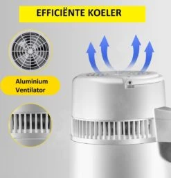 Vevor Destilleerapparaat- Destilleerketel - Water Destilleerder - 4L - Maak Zelf Gedestilleerd Water - Puur Water -Barbecue Benodigdheden 1160x1200