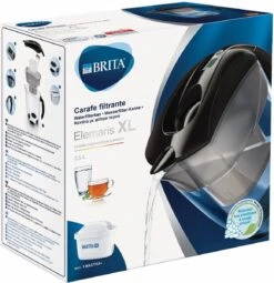 BRITA - Waterfilterkan Elemaris - Zwart - 3,5L - Inclusief 1 Maxtra+ Waterfilterpatroon -Barbecue Benodigdheden 1161x1200