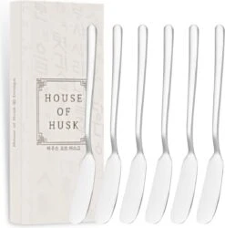 House Of Husk Botermesjes Set - Zilver - RVS - Botermes - Smeermessen - Tapas Mesjes - 6 Stuks -Barbecue Benodigdheden 1185x1200 10