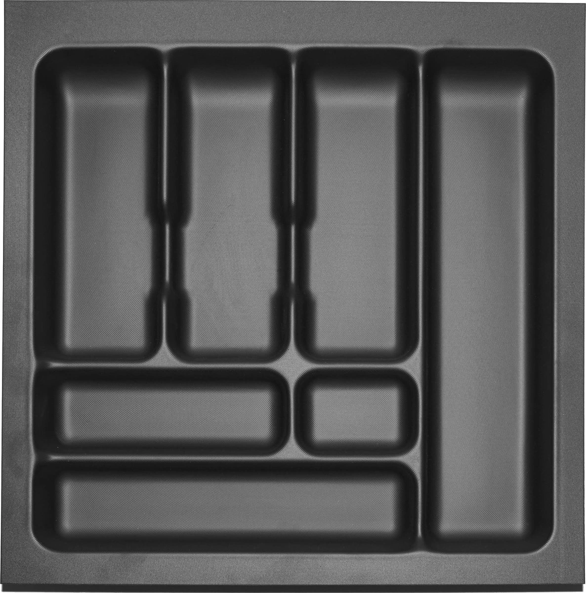 Culinorm Storex Bestekbak - Besteklade 49 Cm Breed X 49 Cm Diep - Carbon Black 2 Culinorm Storex Bestekbak - Besteklade 49 Cm Breed X 49 Cm Diep - Carbon Black - Afbeelding 2