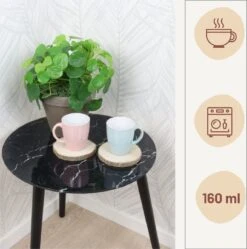 Orange85 Espresso Kopjes - Set Van 6 - Met Oor - 160ml - Meerdere Kleuren - Pastel - Aardewerk -Barbecue Benodigdheden 1192x1200 1