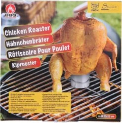 BBQ Collection Kiprooster Voor De Barbecue - Kiphouder - BBQ Kipstandaard - Bierblik Kip -RVS -Barbecue Benodigdheden 1192x1200 4