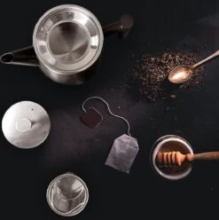 Vaja® Camille Theepot Zwart Met Filter - 1 Liter - RVS - Dubbelwanding -Barbecue Benodigdheden 1196x1200 11