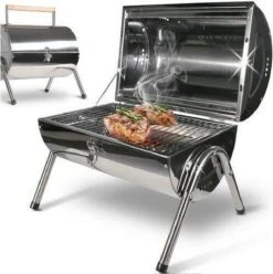 BBQ Collection Houtskoolbarbecue - Cilinder - Chroom -Barbecue Benodigdheden 1197x1200 28