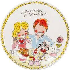 Blond Amsterdam Bord 22 Cm Love - Even Bijkletsen