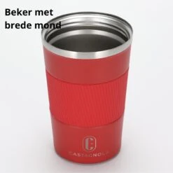Castagnola Design RVS Koffiebeker To Go - Rood - 380ml - Thermosbeker - Theebeker -Barbecue Benodigdheden 1198x1200 4
