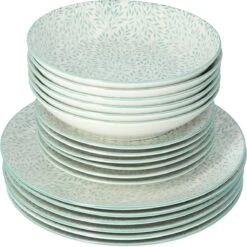 4goodz Jasmijn Groen 18-delig Servies Porselein 6 Persoons -Barbecue Benodigdheden 1198x1200 7