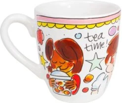 Blond Amsterdam Even Bijkletsen Mini Mok - Roze Rand -Barbecue Benodigdheden 1200x1011