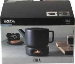 Gusta FIKA - Theepot - 1,5L - Zwart -Barbecue Benodigdheden 1200x1021 2