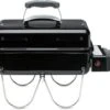 Weber Go-Anywhere Gas Barbecue - 41x26 Cm - Roestvrijstalen Branders - Gasregelkop - Incl. Deksel