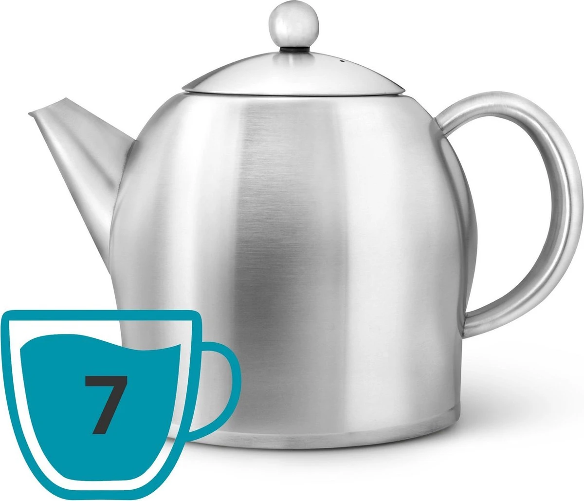 Bredemeijer - Theepot Minuet Santhee 1,4L Mat Dubbelwandig 13 Bredemeijer - Theepot Minuet Santhee 1,4L Mat Dubbelwandig - Afbeelding 13