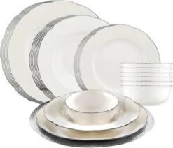 Kutahya Porselein Bone Olympos Silver Rand Serviesset (24 Delig) 6 Personen - BNOLY24Y2220 -Barbecue Benodigdheden 1200x1031 2