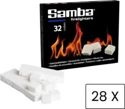 Samba Aanmaakblokjes Wit - Kerosine - 896 Stuks - Omdoos -Barbecue Benodigdheden 1200x1038 3