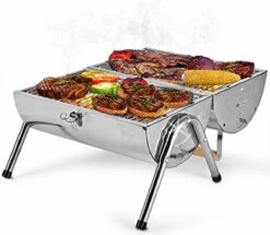 BBQ Collection Houtskoolbarbecue - Cilinder - Chroom -Barbecue Benodigdheden 1200x1046