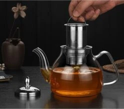SensaHome - Infuser Theekan/Theepot - Transparant - Glas 38 SensaHome - Infuser Theekan/Theepot - Transparant - Glas -Barbecue Benodigdheden 1200x1059 2