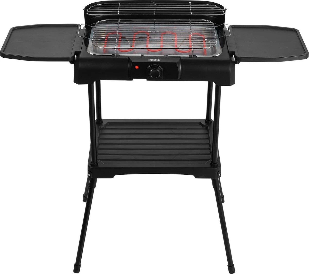 Princess 112250 Elektrische BBQ Met Zijplanken - BBQ - 40x25cm - Met En Zonder Statief Te Gebruiken - Met Zijplankjes - Ook Te Gebruiken Als Tafelgrill - 2200W 4 Princess 112250 Elektrische BBQ Met Zijplanken - BBQ - 40x25cm - Met En Zonder Statief Te Gebruiken - Met Zijplankjes - Ook Te Gebruiken Als Tafelgrill - 2200W - Afbeelding 4