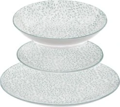 4goodz Jasmijn Groen 18-delig Servies Porselein 6 Persoons