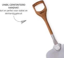 Boska Pizzaschep Barbecue - Kort Handvat - Stabiel - Aluminium - Eikenhout - BBQ Accessoires -Barbecue Benodigdheden 1200x1084 3