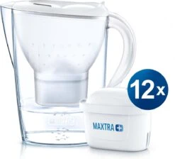 BRITA - Waterfilterkan Marella Cool - Wit - 2,4L + 12 MAXTRA+ Waterfilterpatronen -Barbecue Benodigdheden 1200x1087