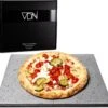 Pizzasteen BBQ Oven - Lava Van Vulkaan Etna - Barbecue Accesoires - Made In Italy - Broodbaksteen - 30x38x1.1 - VDN