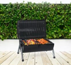 MaxxGarden BBQ - Houtskool Barbecue - Smoker Barbecue - Grilloppervlak (LxB) 38 X 52 Cm - Met Dubbel Grill Vlak - Zwart -Barbecue Benodigdheden 1200x1105 7