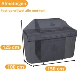 Waterdichte BBQ Hoes -Premium 150x100x125 CM Barbecue Beschermhoes - Cover -Barbecue Benodigdheden 1200x1114 8