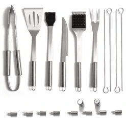 Bbq Accesoires – Bbq Gereedschap – Bbq Set – 22 Delig – RVS 19 Bbq Accesoires – Bbq Gereedschap – Bbq Set – 22 Delig – RVS -Barbecue Benodigdheden 1200x1120 3