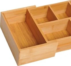 Verstelbare Lade Organizer - Voor Bestek/Keuken/Bureau/Make-Up/Accessoires – Uitschuifbare Lade Inzet Verdeler - Opbergbak Doos - Verstelbaar In 5 Of 7 Compartimenten - Duurzaam Bamboe Hout -Barbecue Benodigdheden 1200x1121 9