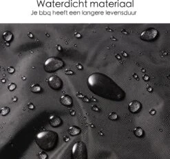 BBQ Beschermhoes - Voor Kamado - Universeel - Tot 23 Inch - Zwart -Barbecue Benodigdheden 1200x1129 4