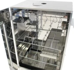 Kynast Exklusiv - Rookoven - Met 3 Etages - Metaal - Grijs 5 Kynast Exklusiv - Rookoven - Met 3 Etages - Metaal - Grijs -Barbecue Benodigdheden 1200x1129 6